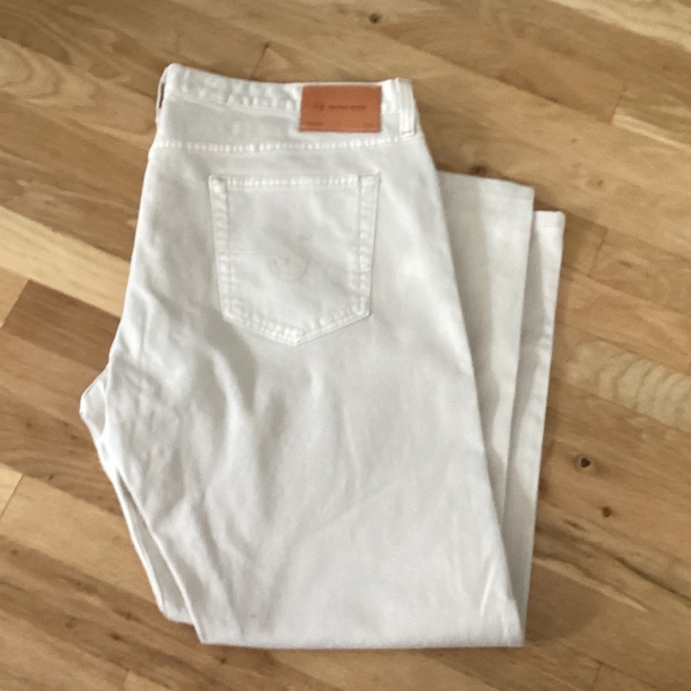 Ag Adriano Goldschmied Men's White Skinny Jeans.  Size 40